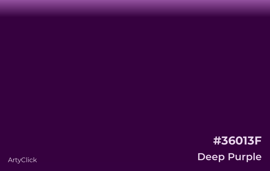 Deep Purple #36013F
