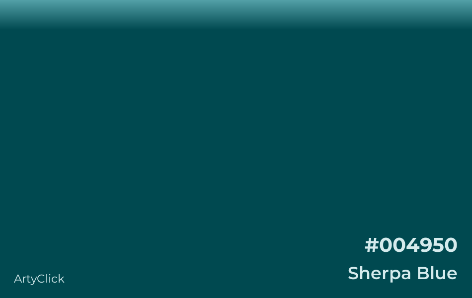 Sherpa Blue #004950